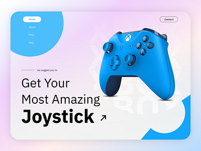 Joystick Shop branding controller design figma futuristic gaming graphic design illustration product design ui ui ux user experience user interface ux web design