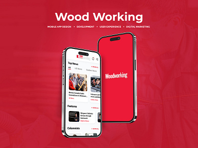 Wood Working | Mobile design | User experience branding design graphic design logo design mobile design mobile development web design