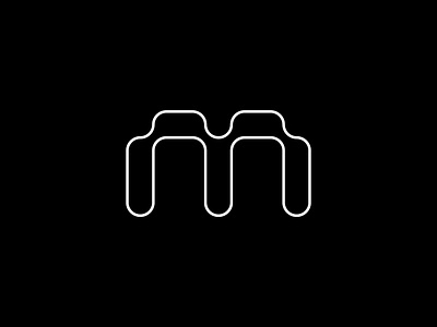 M for Making graphic design lineart logo logo mark logotype m mark minimalist design mlogo symbol type typography