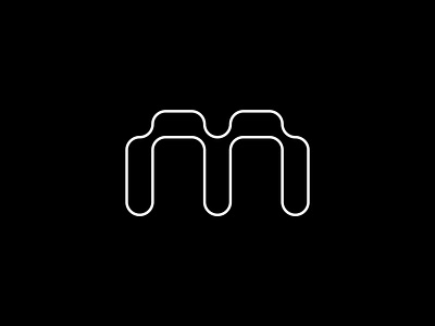 M for Making graphic design lineart logo logo mark logotype m mark minimalist design mlogo symbol type typography