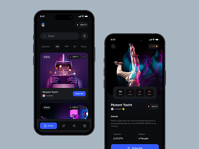 Filllo NFT Market UI Kit app design binance bitcoin wallet blockchain crypto art crypto exchange crypto wallet cryptoart cryptocurrency design marketplace mobile mobile app nftart nfts product design rarible trader uidesign uxdesign