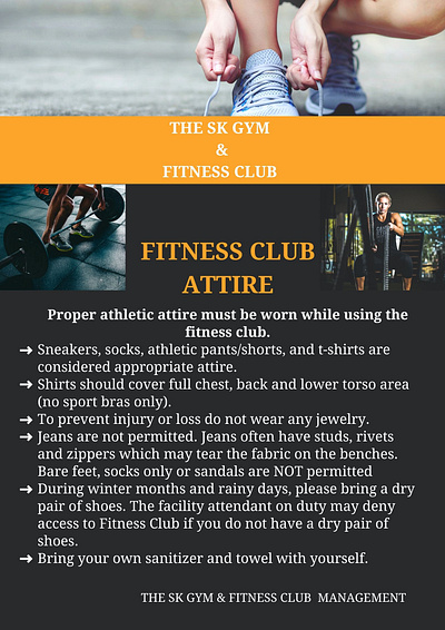 Gym Rules Posters Design branding flyer graphic design vector