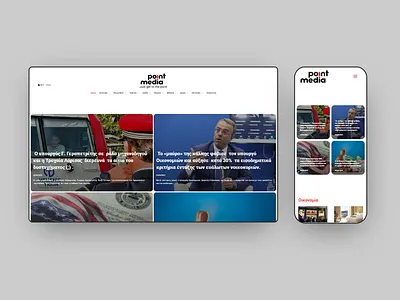 Website Design for Point Media Group news news website web design web development website website creation website development