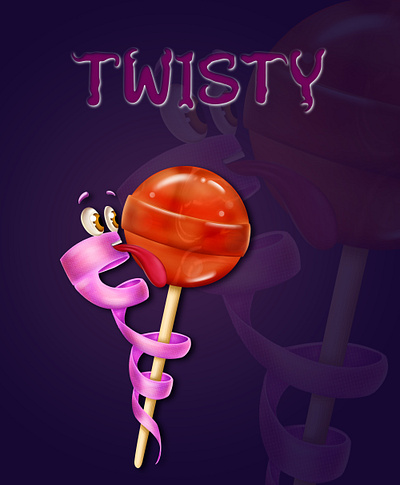 Twisty the Licker | PixaLane actor art branding caricature cartoon design graphic design illustration logo ui vector