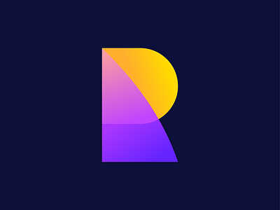 R Logo Design, Modern logo 3d app icon brand identity branding design geometric logo gradient graphic design letter logo letter r lettermark logo logo design modern typography ui ux vector