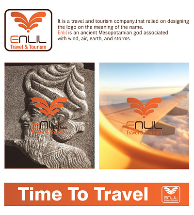Enlil Logo Design branding criative design graphic design illustration logo typography vector