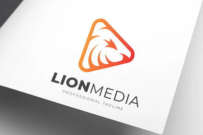 Creative Play Media Studio Lion Logo Design entertainment media studio