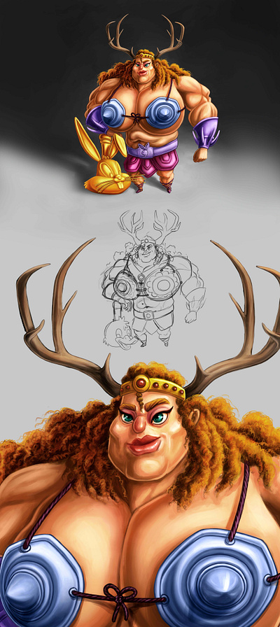 viking woman animation book illustration character design character modeling comic art comics concept art cover art digital 2d digital 3d digital art illustration jalal pirmarzabad motion graphics sci fi superhero