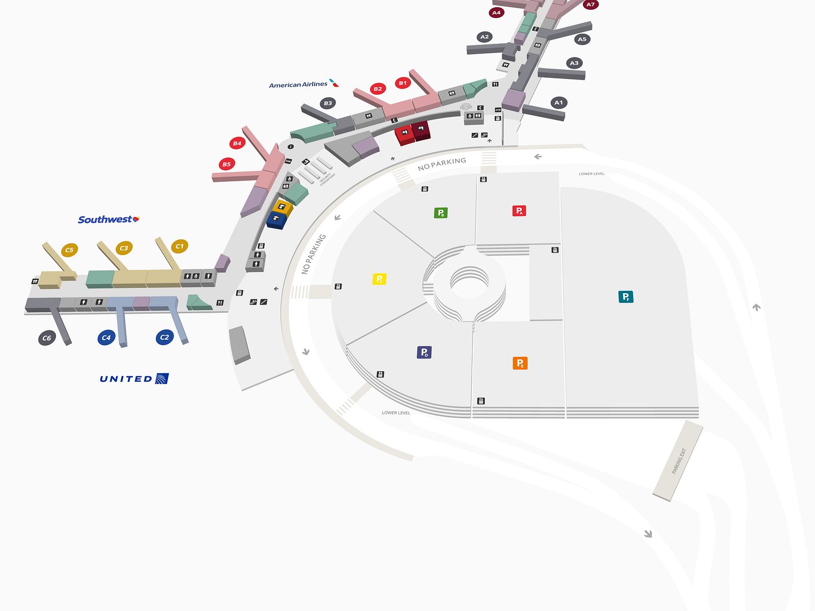 Interactive Airport Map by mapplic on Dribbble