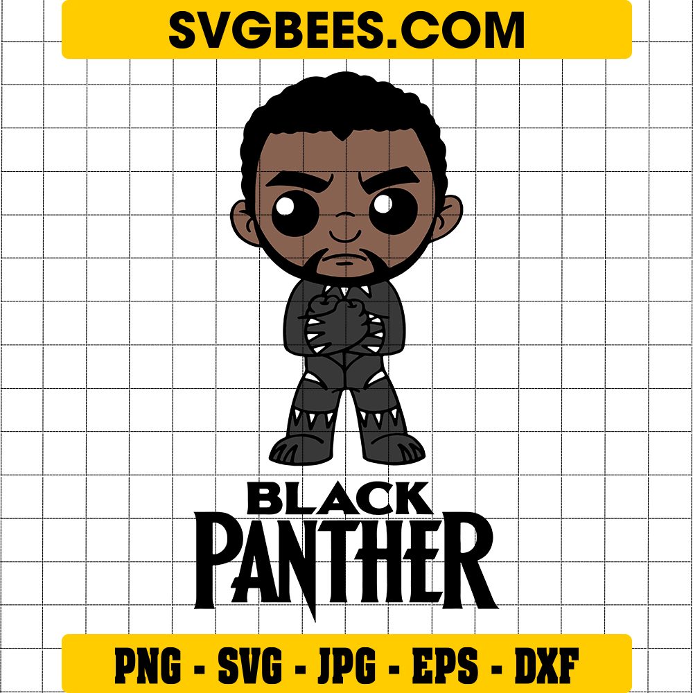Black Panther SVG File by SVGbees: SVG Files for Cricut - Get