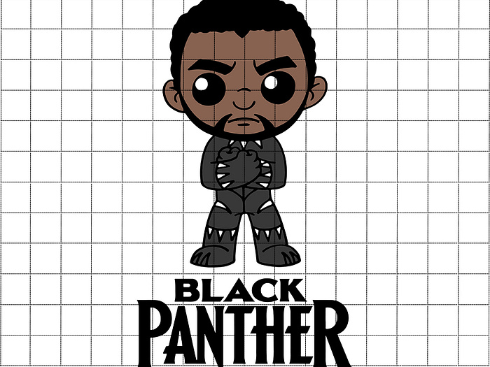 Black Panther Svg File designs, themes, templates and downloadable