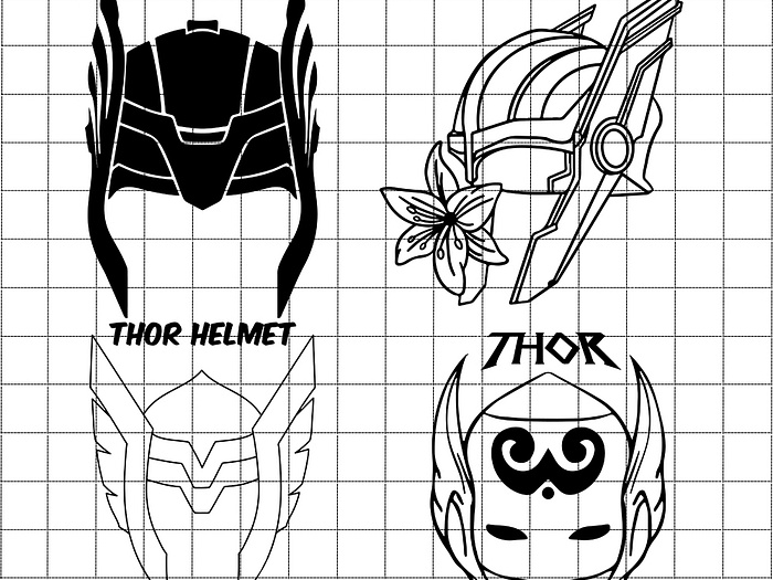 Thor Helmet Svg designs, themes, templates and downloadable graphic ...