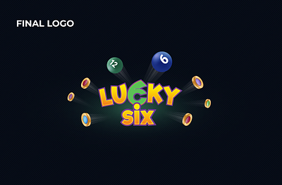 Lucky Six Game Design 3d animation app art branding design flat graphic design icon illustration illustrator logo logo design minimal typography ui ux vector web website