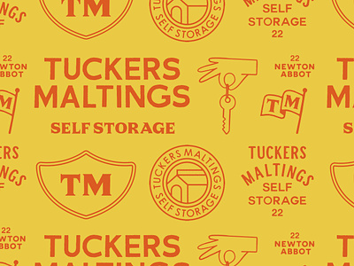 Self Storage Logo Design badge logo brand identity branding branding designer custom typography flag illustration graphic design hand drawn logo hand drawn typography logo design logo designer safety illustration typography logo