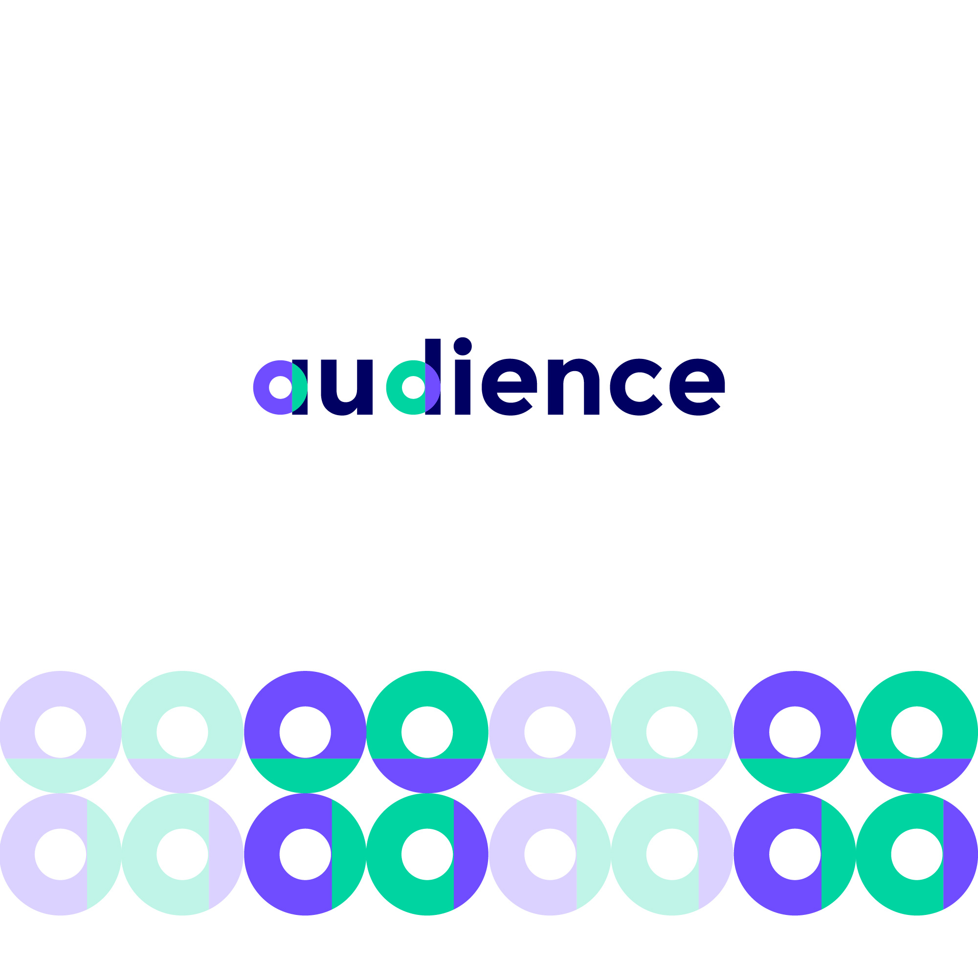 audience audience branding clean logo geometric logo geometric pattern graphic design logo logoconcept logonew logos logosmart logotype modern pattern pattern design sans serif simple typo vector wordmark