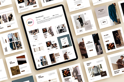 White Minimalist Instagram Post Template branding concept editorial graphic design instagram instagram post layout layout design minimalist mobile post social media stories template ui