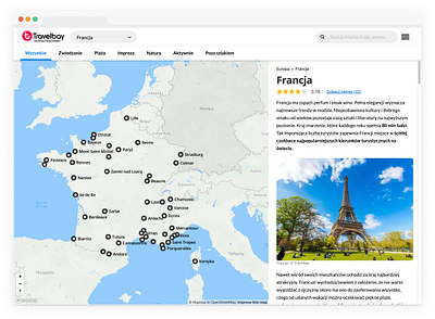 Travelbay - Travel Web App google maps guide maps travel travel guide travel logo travel website travelbay traveling ui web app