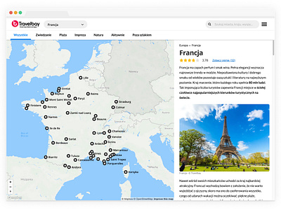 Travelbay - Travel Web App google maps guide maps travel travel guide travel logo travel website travelbay traveling ui web app