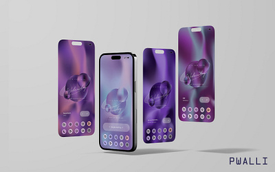 Gradient planet wallpapers android design gradient iphone planet wallpaper