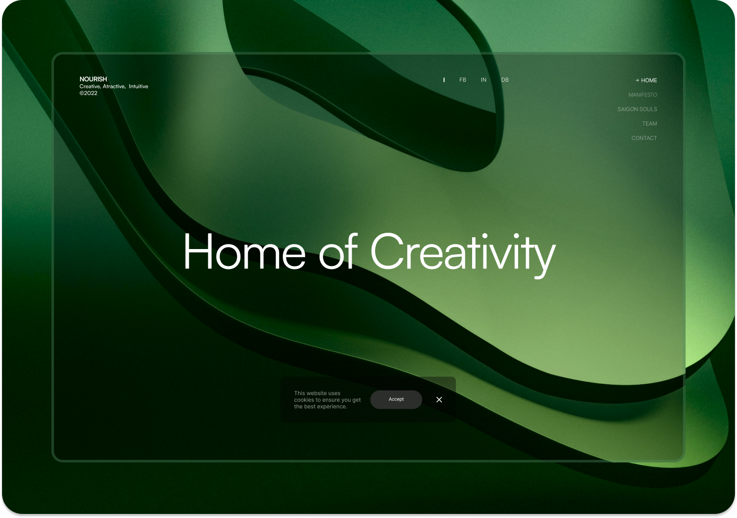 Nourish - Landing Page Webflow Template agency animation branding business design figma design graphic design illustration landing page logo one pager portfolio template webflow