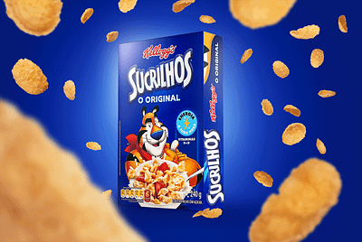 Sucrilhos Kellogg's 3D CGI 3d 3d packshot advertising blender cgi cycles design kellogs packaging packshot photoshop