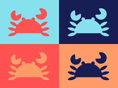 Let's Go Crabbing crab crabs creatures design flat graphic design illustration minimal ocean sea sketch