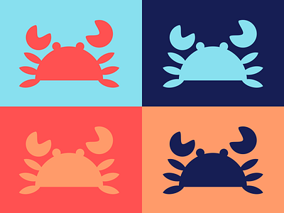 Let's Go Crabbing crab crabs creatures design flat graphic design illustration minimal ocean sea sketch