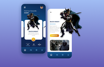 Gaming Mobile App UI!!