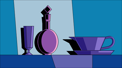 vector still life illustration vector