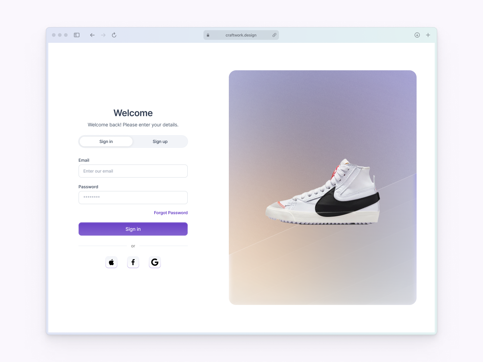 Sign Screen by Arda Çorak on Dribbble