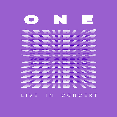 OneRepublic Tour 2022 adobe illustrator branding design graphic design illustration logo onerepublic purple typography vector