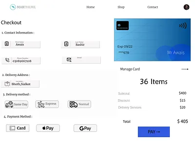 Checkout page (FREE Figma FILE) checkout page design payment page ui daily webdesign