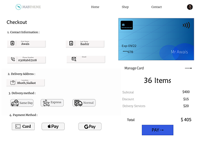 Checkout page (FREE Figma FILE) checkout page design payment page ui daily webdesign