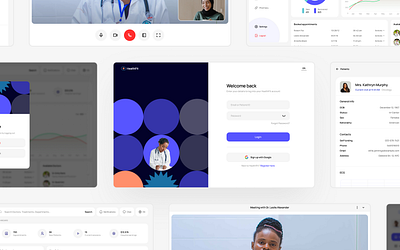 HealthFit - Concept dashboard hospital medical minimal ui ux