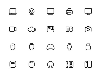 Myicons✨ — Computers, Devices, Electronic vector line icons pack design system figma figma icons flat icons icon design icon pack icons icons design icons library icons pack interface icons line icons sketch icons ui ui design ui designer ui icons ui kit web design web designer