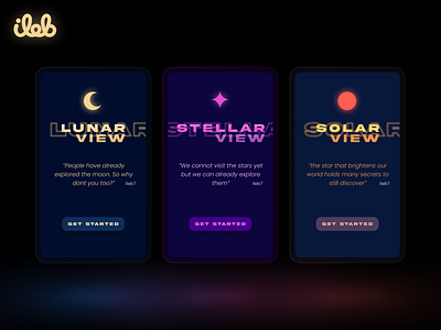 Sky View Apps - "Art" apps lunar mobile sky solar stellar stylized ui