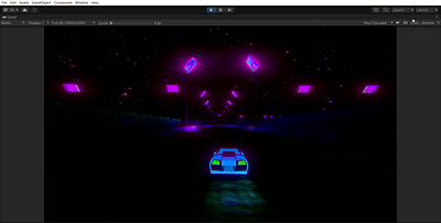 Night Ride 3d animation design graphic design