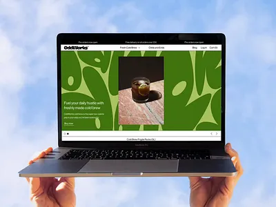 Oddworks website andstudio branding design graphic design identity ui ux vector website