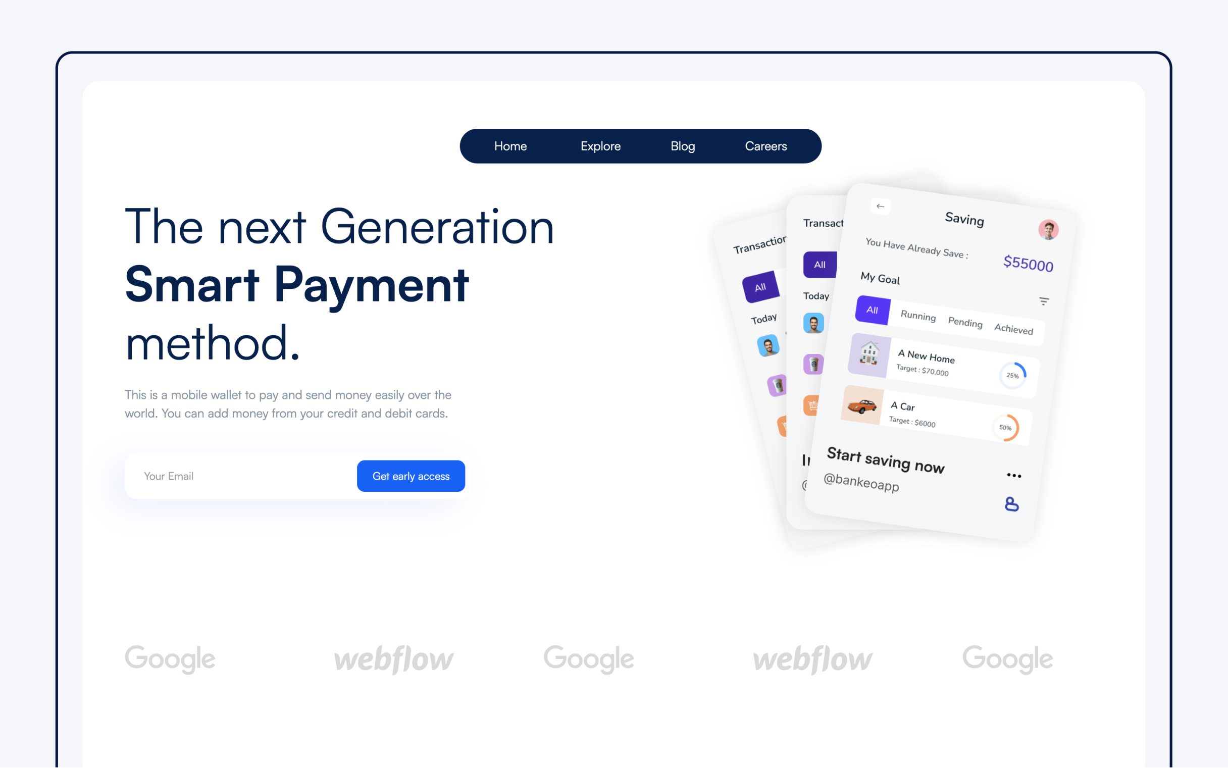 Example of Saas & Product Websites