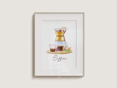 Coffee drinks watercolor composition clipart coffee design handdrawn illustration poster transparent background watercolor