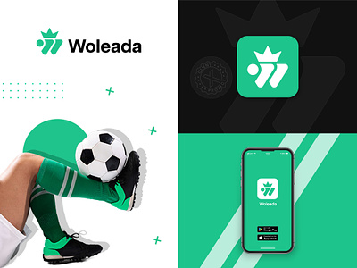 Woleada Football Team Logo Design | Branding Design | Xodio badminton logo branding club logo football club logo football logo graphic design graphic design team graphic designer logodesign sports team logo w logo xodio xodio design