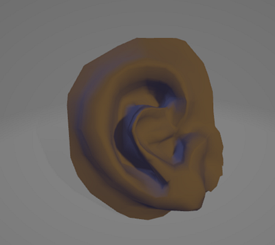 ear 3d design graphic design