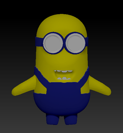 Minion 3d design graphic design