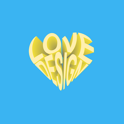 Love Design adobe illustrator branding design font form graphic design heart illustration logo typography vector