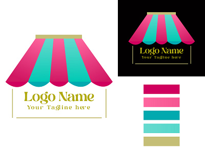 Fancy Shop Logo adobe illustrator best design best logo branding colorful graphic design illustration logo logo design logo for sale modern logo shop logo