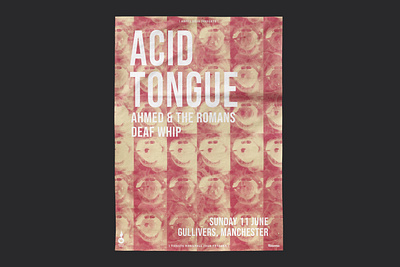 Acid Tongue - Poster & Social Media Artwork. art bands design graphic design music poster poster art