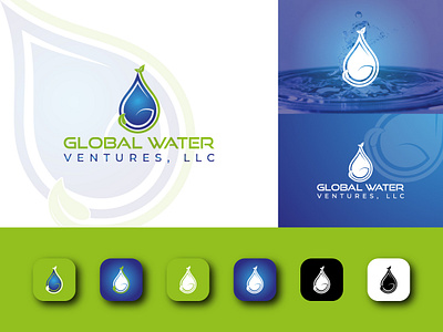 Logo for GLOBAL WATER. logo logo creation logo design logo inspiration logo maker uniquelogo