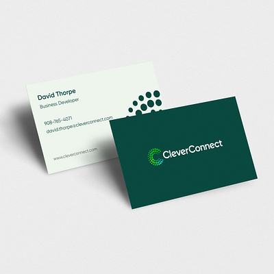 Business Card - Mockup for @CleverConnect business card cleverconnect mockup print