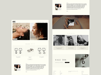 Jewelry concept redesign bestwebsites design elegant jewelery jewelry landing modern ui web website
