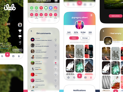 TikTok Full Redesign app content creation mobile redesign tiktok ui ui redesign vertical video video